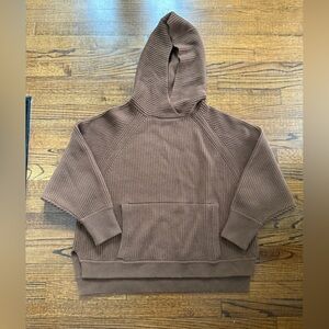 Cozy Brown Hooded Sweatshirt